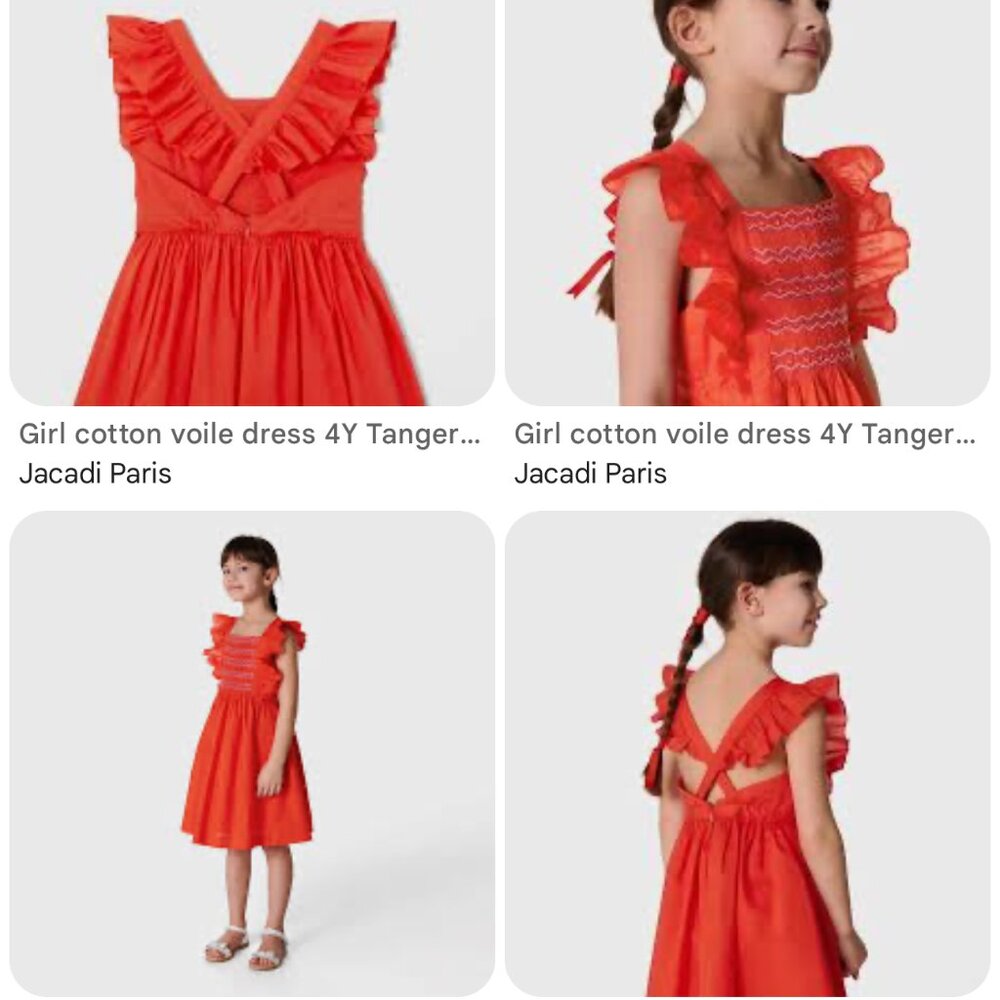 Jacadi Ruffle Smocked Dress - Picture 2 of 12